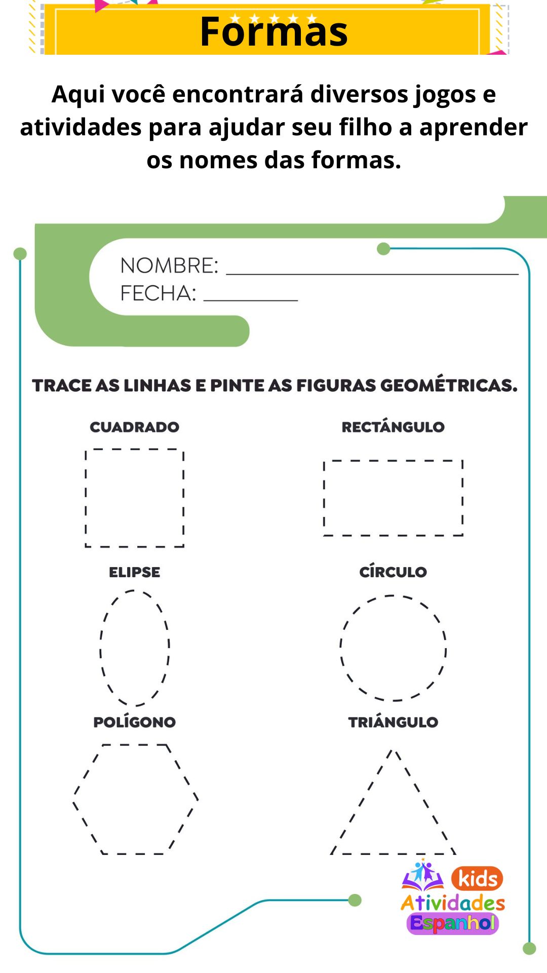 Kids Atividades ESPANHOL 02 - Formas (AECS)